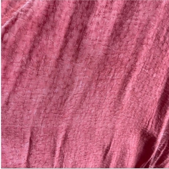 Anthropologie Saturday Sunday Wrapped kimono red looped cowl - Picture 3 of 7